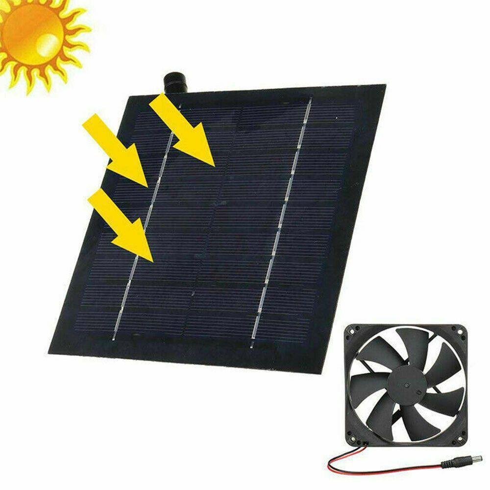 Quạt Cắm Trại Sử Dụng Năng Lượng Mặt Trời 20W Kat1