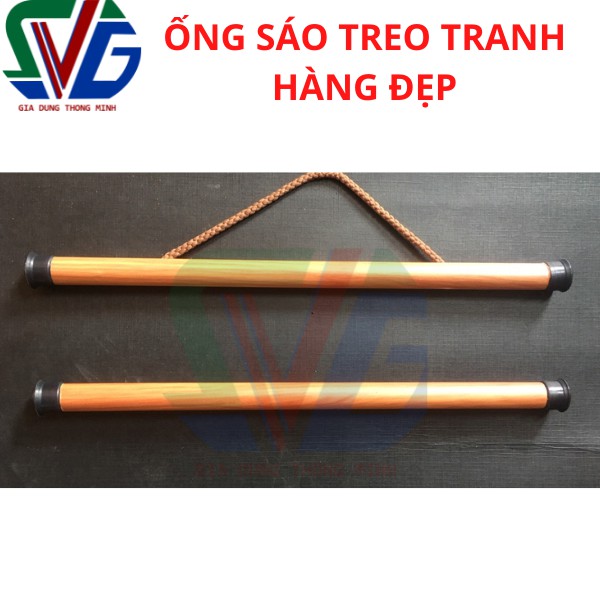 Khung treo ảnh 2 đầu , ống nẹp treo ảnh , ống sáo treo tranh nhựa