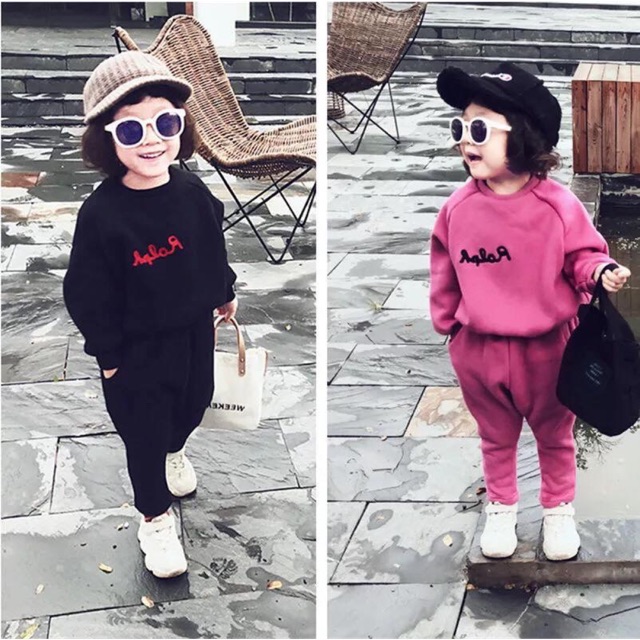 BỘ NỈ LÓT LÔNG CHO BÉ