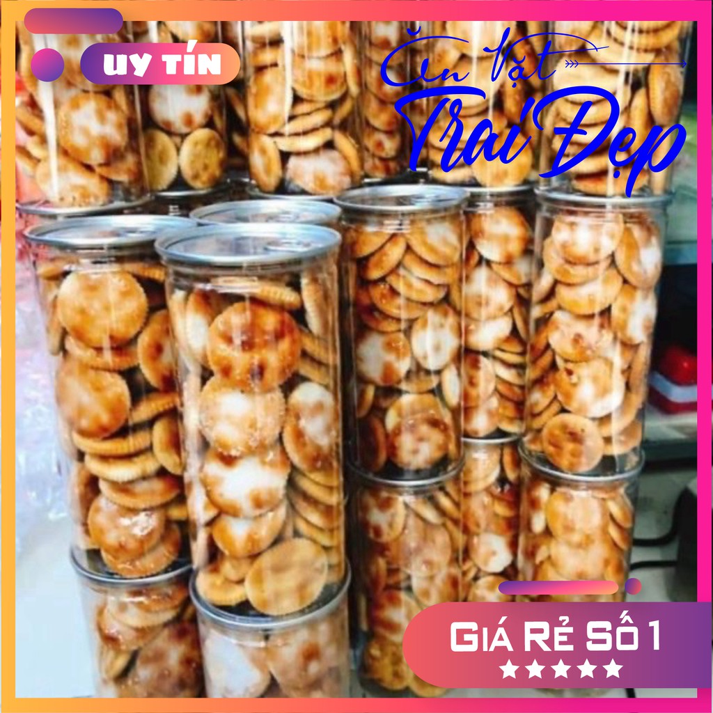 1KG Bánh Lạt Đường Tròn - Trai Đẹp Snack