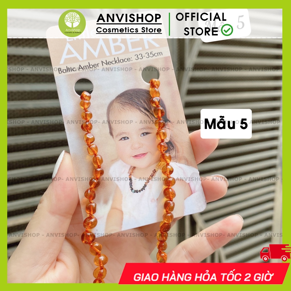 Vòng hổ phách Amber Little Smile Úc