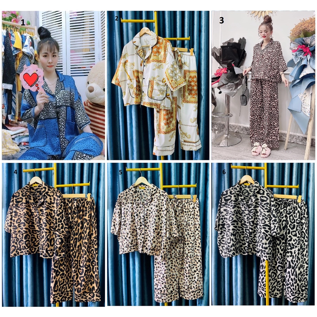 Đồ Bộ Lụa Mai Ngo - Lụa 100D - Cánh Dơi Quần Dài  -