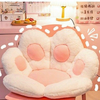 🐱Gối tựa hình bàn chân mèo dễ thương🐱 (Hàng cao cấp lông siêu mịn ạ) - Sẵn màu Xanh, Xám size lớn
