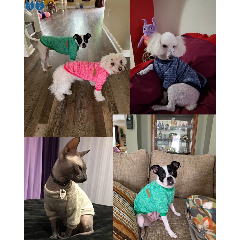Áo len mùa đông ấm áp cho thú cưng XS-2XL