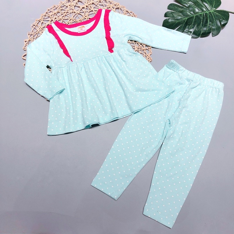 Bộ bé gái tay dài quần dài