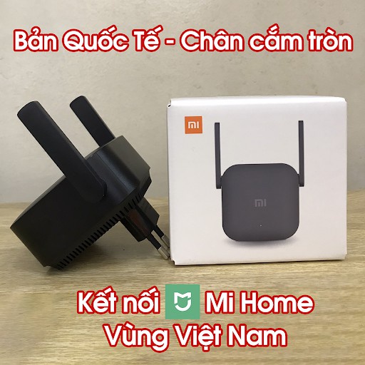 Kích Sóng Wifi Xiaomi Repeater Pro 2 râu 300Mbps, phát xuyên tường, thu phát mở rộng, khuếch đại, băng tần rộng