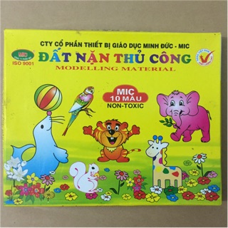 1 hộp đất nặn 10 màu Mic