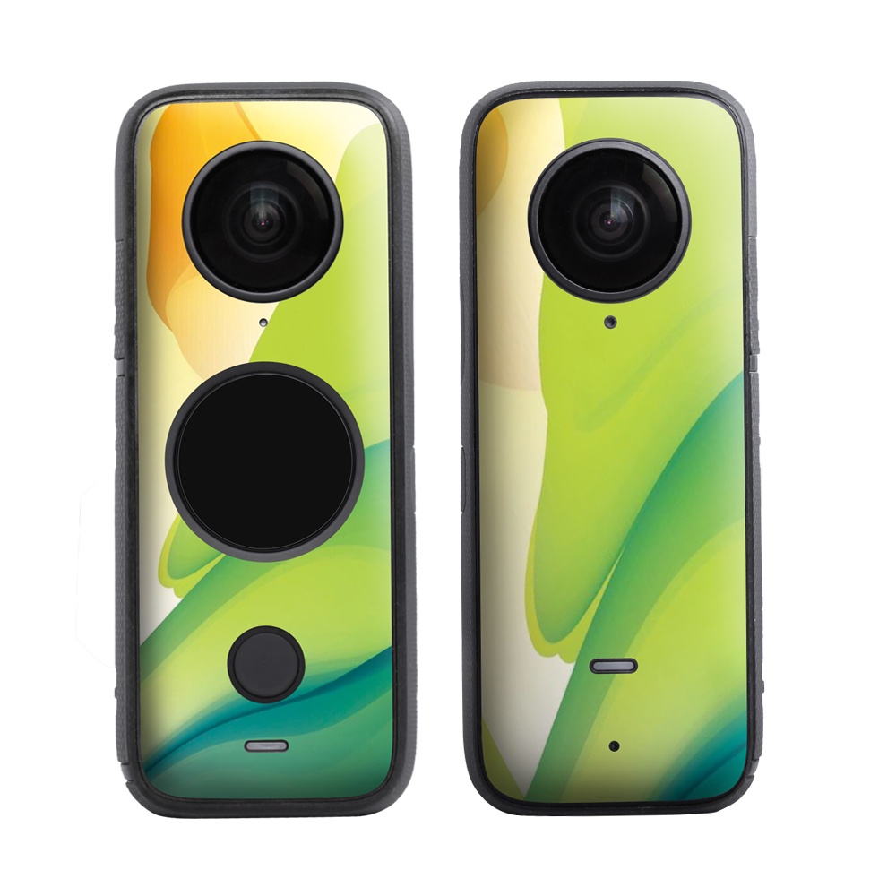 Set 2 Miếng Dán Bảo Vệ Camera Bằng PVC Chống Trầy Xước Cho Insta360 one x2