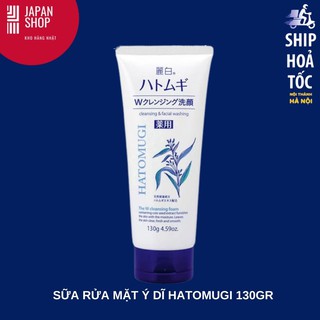 Sữa rửa mặt HATOMUGI Naturie hạt ý dĩ 130g Nhật bản