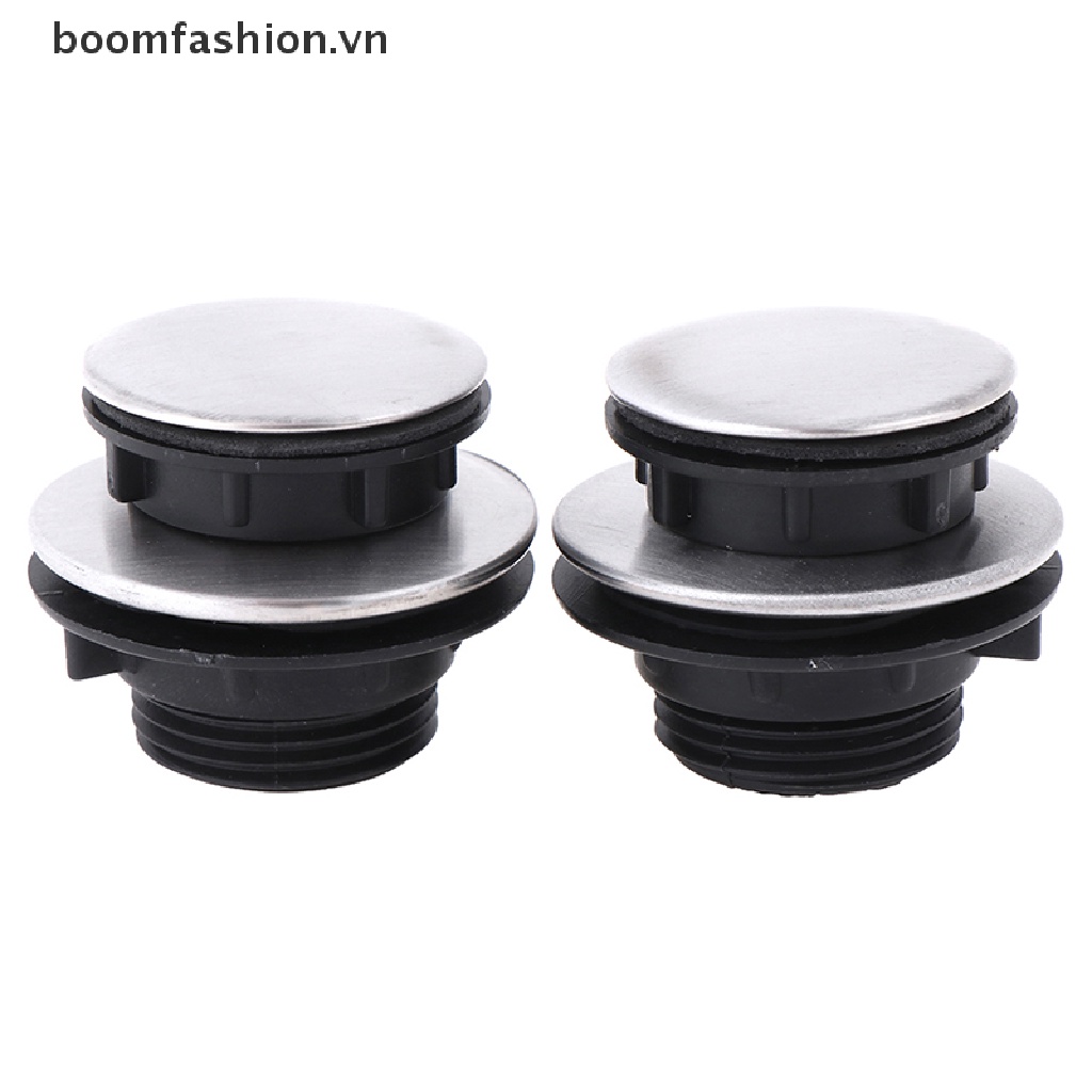 Bộ 2 Nắp Đậy Lỗ Thoát Nước Bồn Rửa Chén Bằng Inox Chuyên Dùng Cho Nhà Bếp