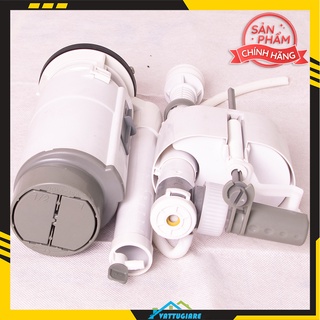 Bộ xả 2 nhấn bồn cầu liền khối Viglacera