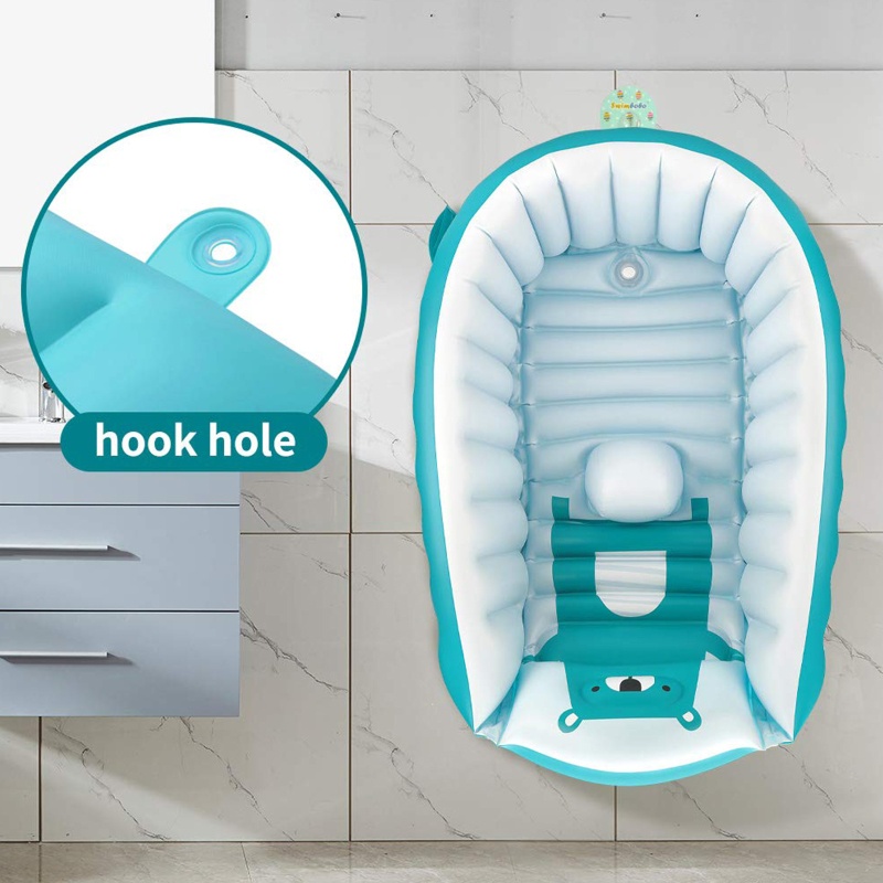 Bồn Tắm Bơm Hơi Di Động Tiện Dụng Cho Bé Sơ Sinh