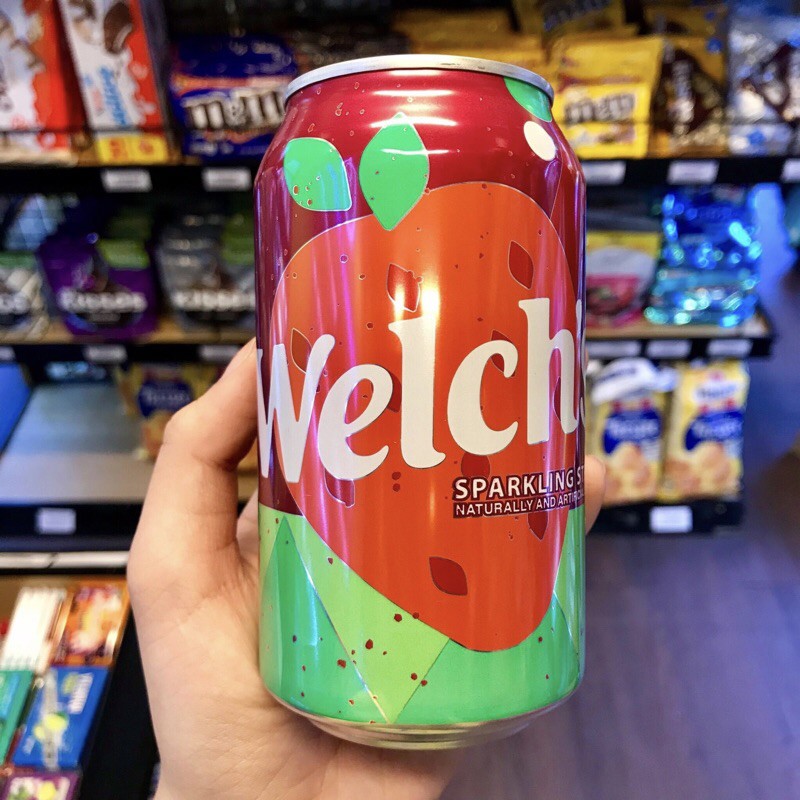 THÙNG 12 LON SODA WELCH'S