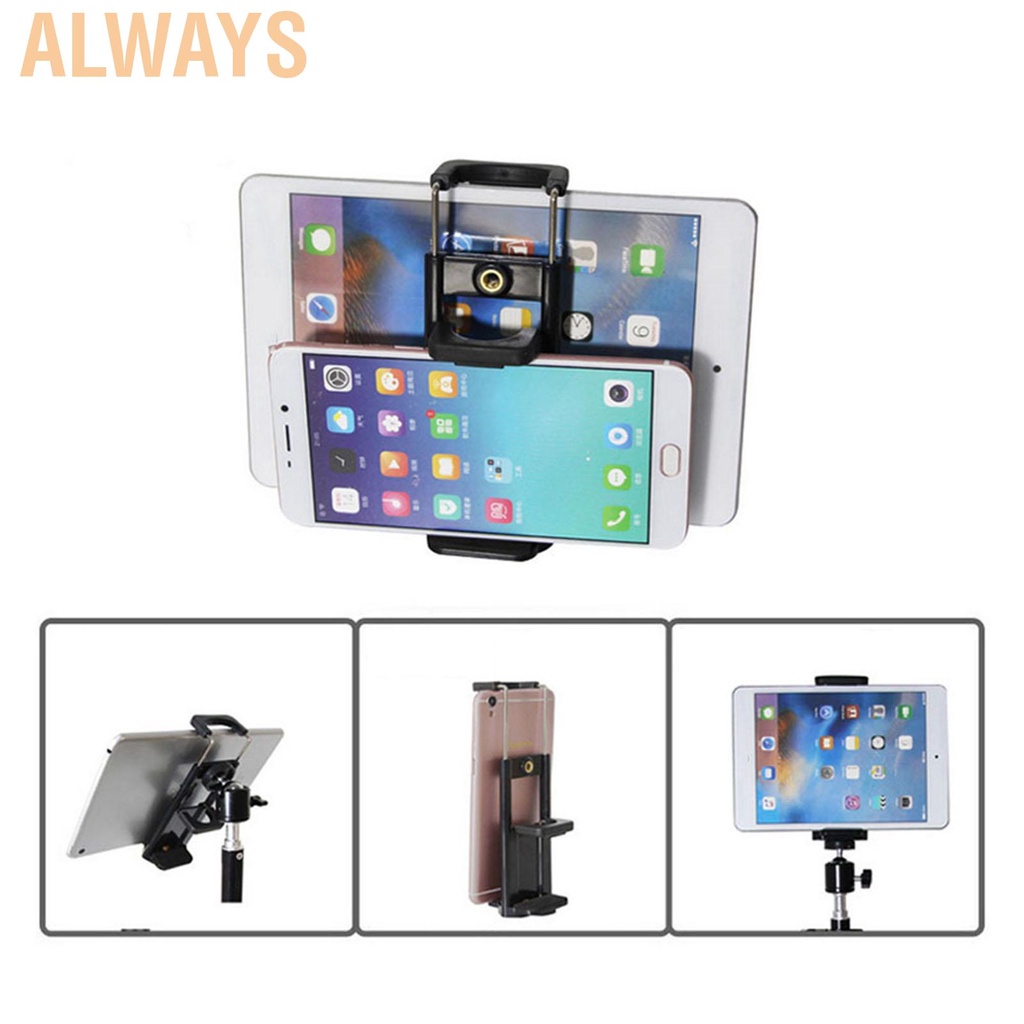 Tripod Adapter Phone Holder Clip Stand Mount Bracket