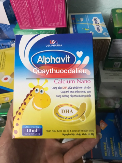 ALPHAVIT CALCIUM NANO HỘP 20 ống