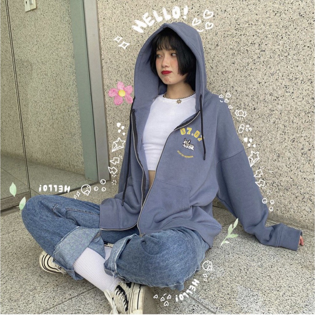 Áo KHOÁC Hoodie 07 07 SE.VEN.ZIA Ulzzang Unisex 1hitshop