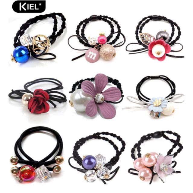 SET 6 CÁI CỘT TÓC BUỘC TÓC 6 KIỂU CHO BẠN THÊM XINH