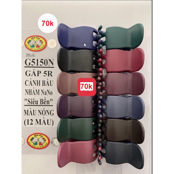 Sỉ 12 càng cua loại dày đẹp đủ màu  60k
