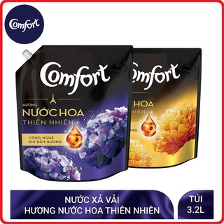Nước xả vải Comfort Hương Nước hoa thiên nhiên túi 3,2L