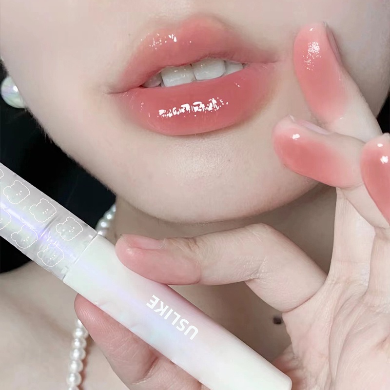 [Hàng mới về]Son Bóng USLIKE Hiệu Ứng Gương Dưỡng Ẩm Lâu Trôi