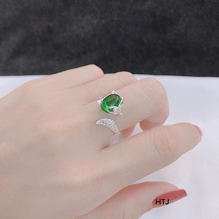 NHẪN HỒ LY BẠC ĐÁ PHONG THỦY