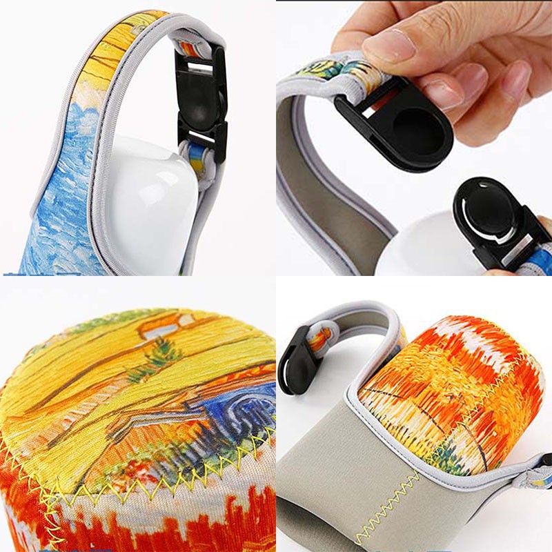 Túi đựng bình nước giữ nhiệt họa tiết hoạt hình sáng tạo 18 màu tùy chọn | BigBuy360 - bigbuy360.vn