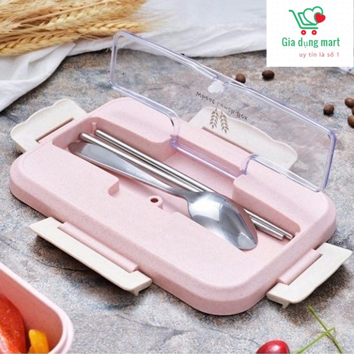 Hộp cơm giữ nhiệt [  22 x 15 x 7 cm ] 3 ngăn nhiều màu tùy chọn