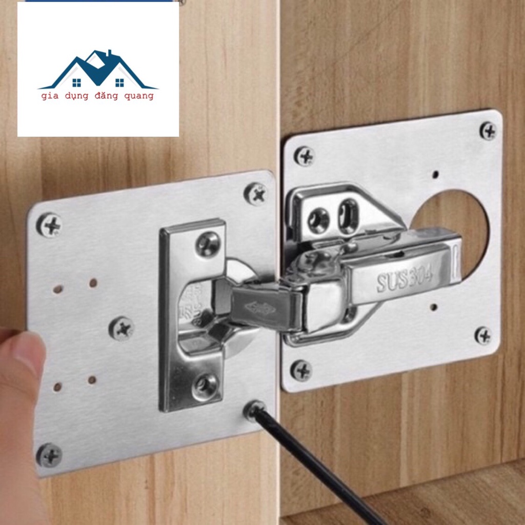 Miếng thép sửa bản lề tủ, miếng sửa bản lề tủ, tấm thép sửa bản lề-  bản mã - bản lề tủ
