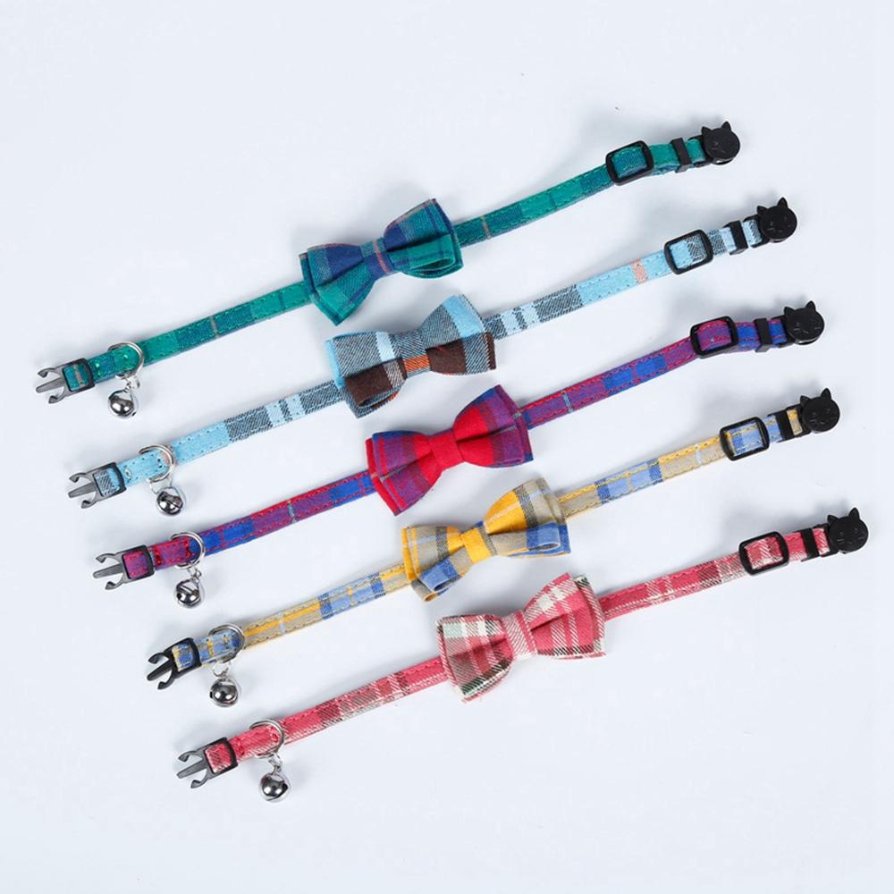 [COD] Vòng Cổ Họa Tiết Caro Nhiều Màu Tùy Chỉnh Kích Thước Cho Thú Cưng