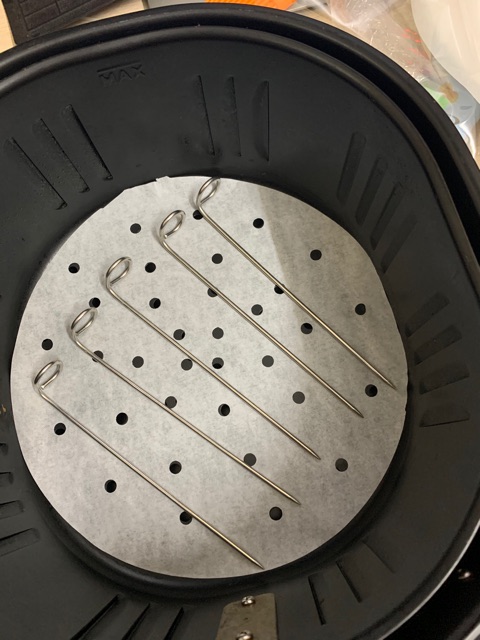 Que xiên thịt inox 304 cho nồi chiên không dầu / nồi chiên không dầu -16cm | BigBuy360 - bigbuy360.vn