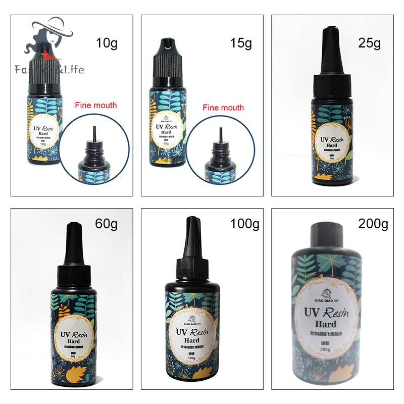 Gel Uv Resin Trong Suốt Kích Thước Lớn Khô Nhanh Không Độc Hại