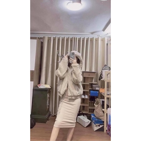 ÁO KHOÁC LÔNG THỎ XUẤT