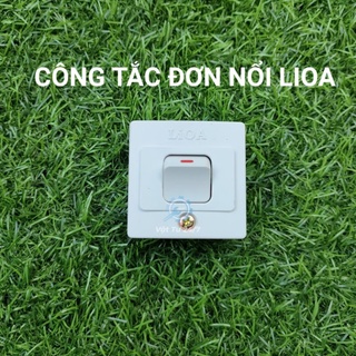 Công tắc đơn nổi 1 chiều Lioa Việt Nam Model HN1X