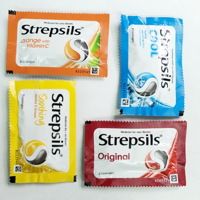 Combo đủ 4 vị kẹo ho Strepsils - Đông Anh Pharmart