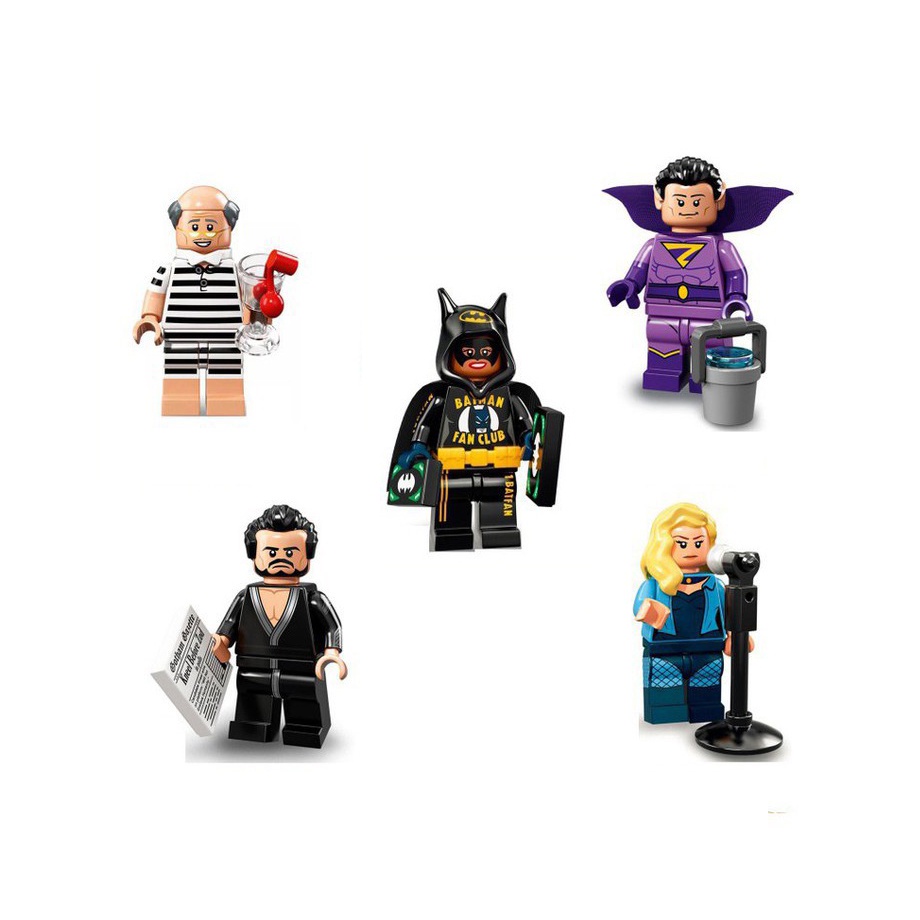 Bộ 5 nhân vật minifigures DC Comics PG8107