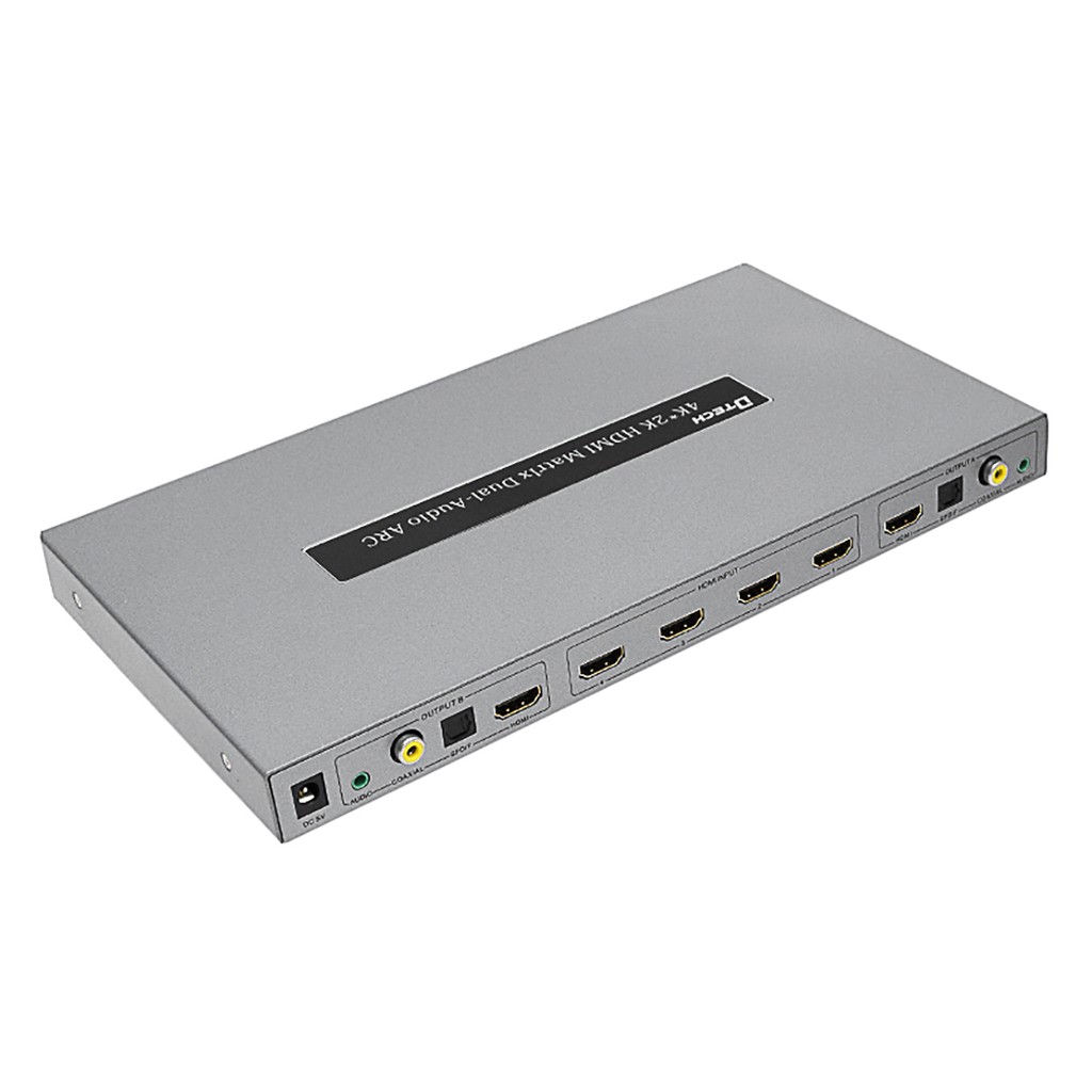 Bộ Gộp HDMI 4-2 Hỗ trợ 4K UltraHD Chính Hãng DTech