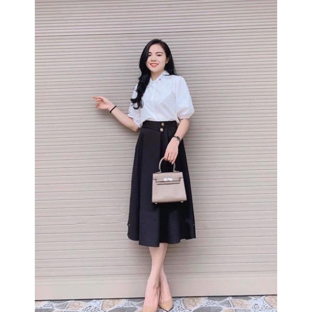 {SIÊU SALE}Chân váy dài qua gối hàng đẹp | BigBuy360 - bigbuy360.vn