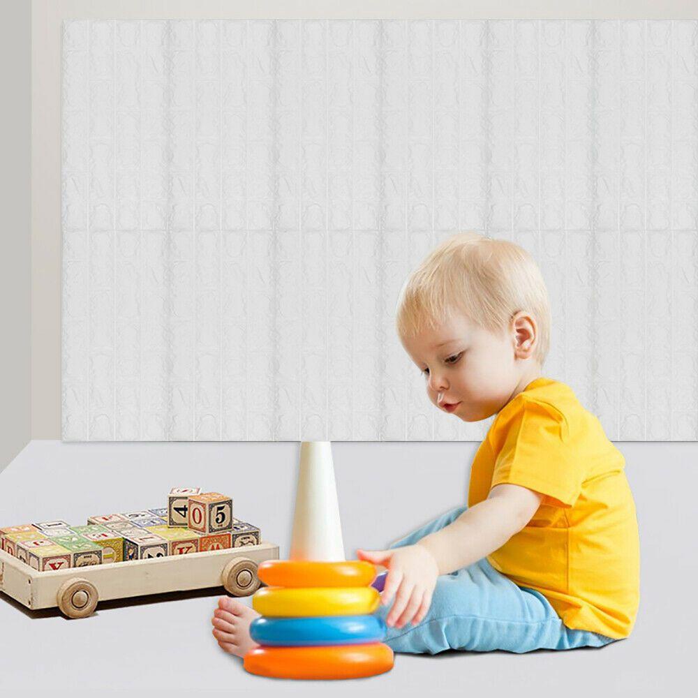 ESPO Bộ 10 Miếng Dán Tường 3D Bằng Xốp Chống Thấm Nước Kích Thước 38 * 35cm Trang Trí Nhà Cửa