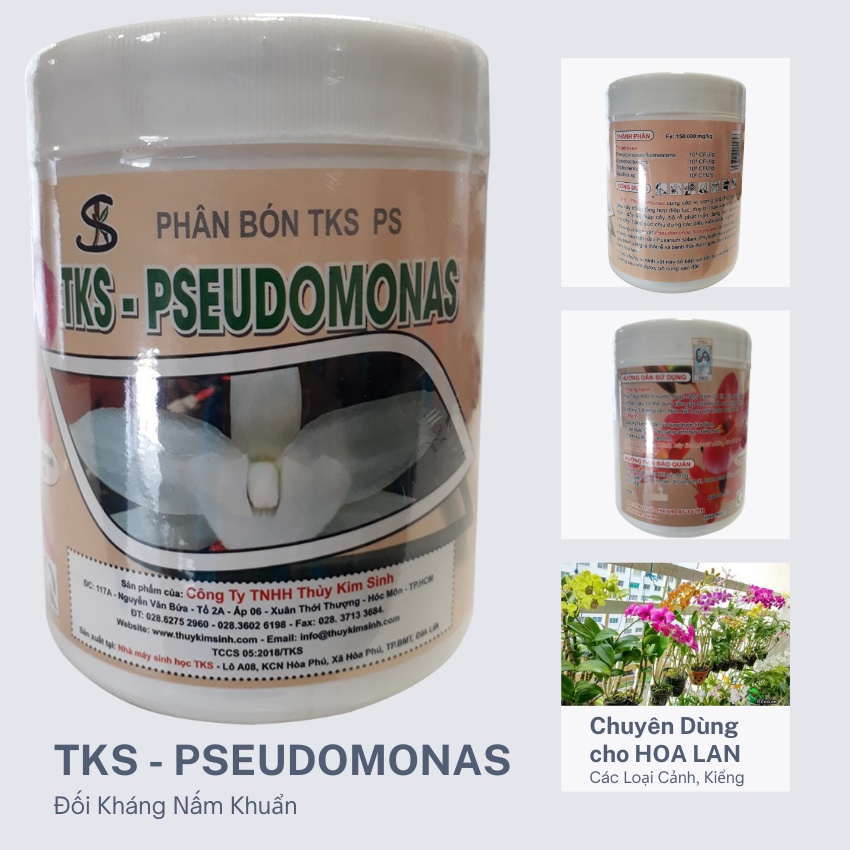PSEUOMONAS - Chế Phẩm Trừ Nấm Bệnh Hoa Lan - Lon 1kg