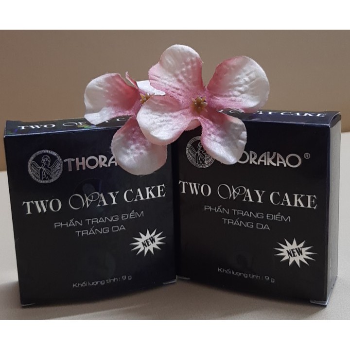 Phấn trang điểm trắng da 9g Thorakao Two Way Cake