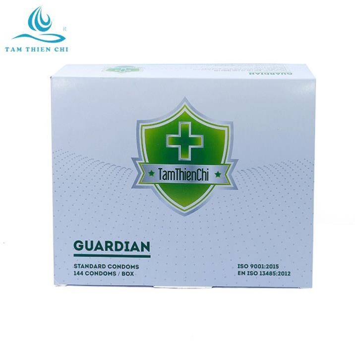 Bao cao su Tâm Thiện Chí TTC Guardian mỏng trơn hộp 144 cái xịn