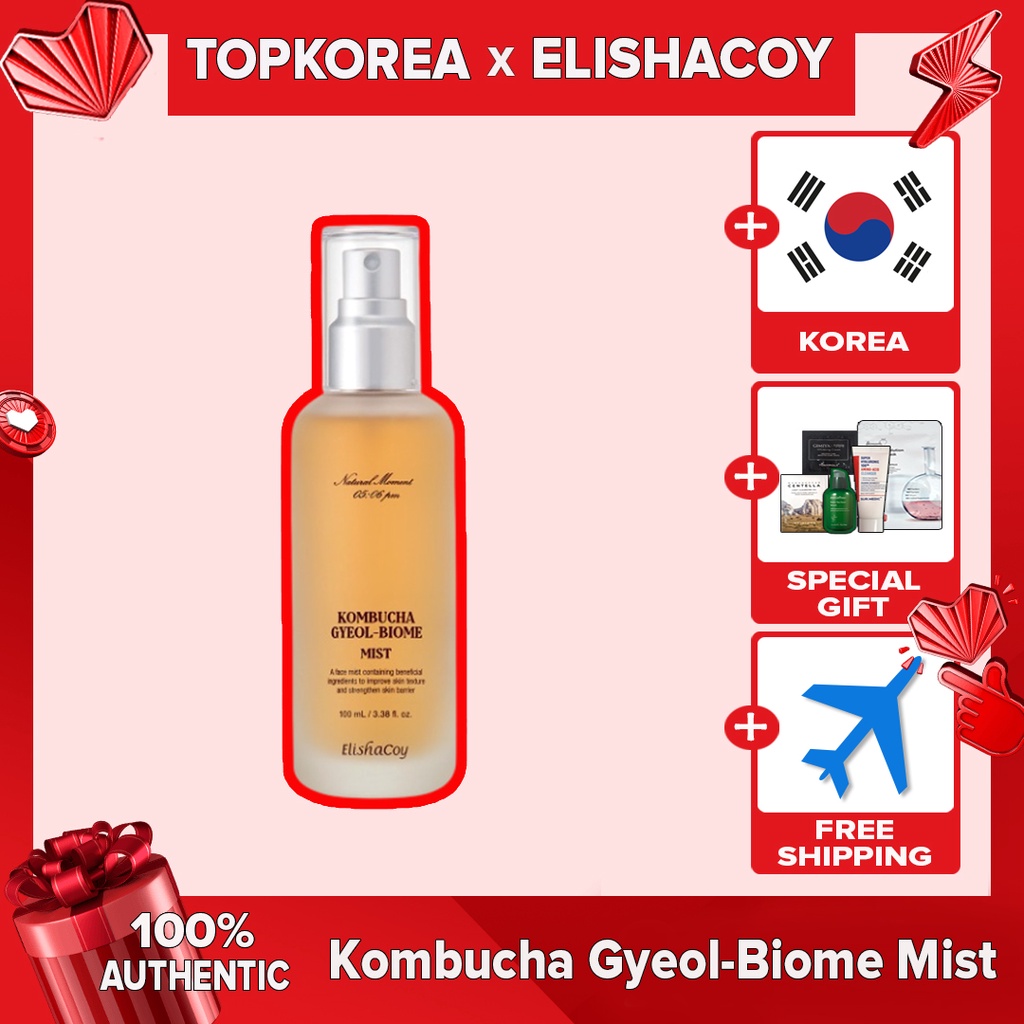 Xịt khoáng dưỡng ẩm Elishacoy "BTS PICK" Kombucha Gyeol-Biome 100ml vận chuyển từ Hàn Quốc