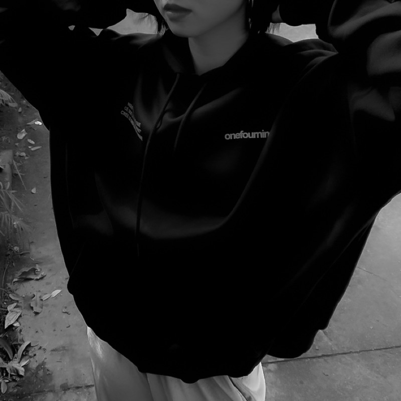 Áo Hoodie Presents Màu Đen
