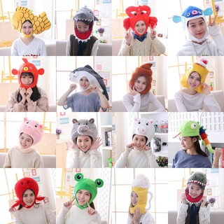 Mũ giữ ấm hình cá mập phong cách hip hop dễ thương