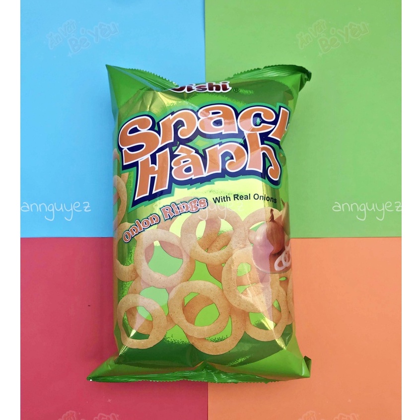 Bim bim Oishi snack hành onion rings 68g siêu to khổng lồ