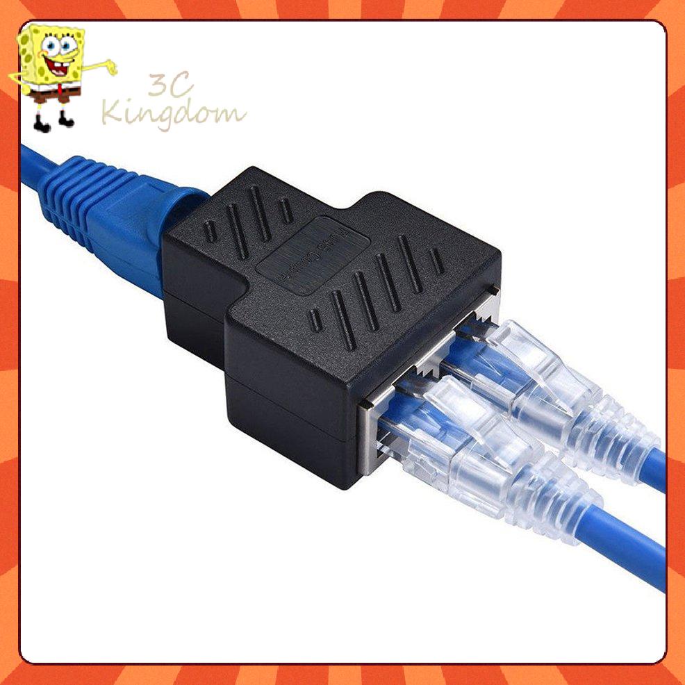 Đầu Chia Cổng Mạng Lan Rj45 1 Sang 2 Cổng Cat5 / 6 | BigBuy360 - bigbuy360.vn