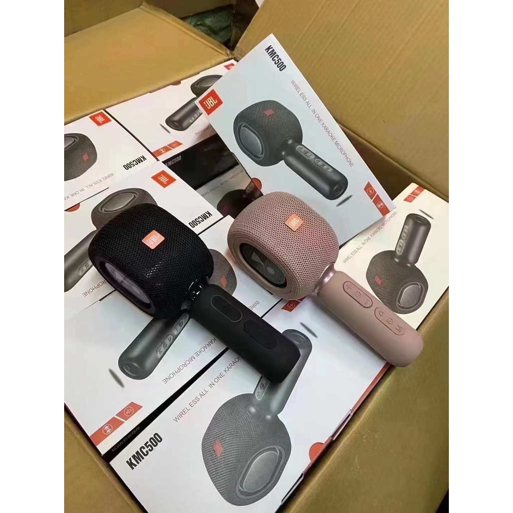 Micro Hát Karaoke Bluetooth JBL KMC500 Phiên Bản Thần Tượng, Kèm Loa Cao Cấp, Chất Lượng Âm Thanh sống động