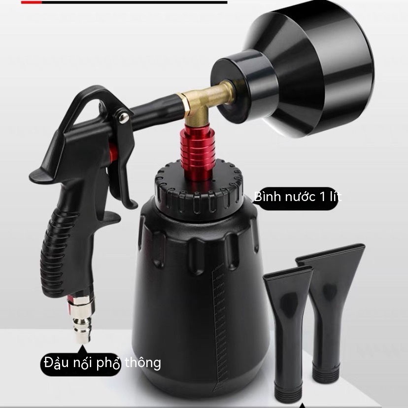 🔥🔥Súng phun tạo bọt tuyết，rửa xe dùng cho máy nén khí，bình 1 lít để rửa xe Đài loan dùng cho máy nén khí