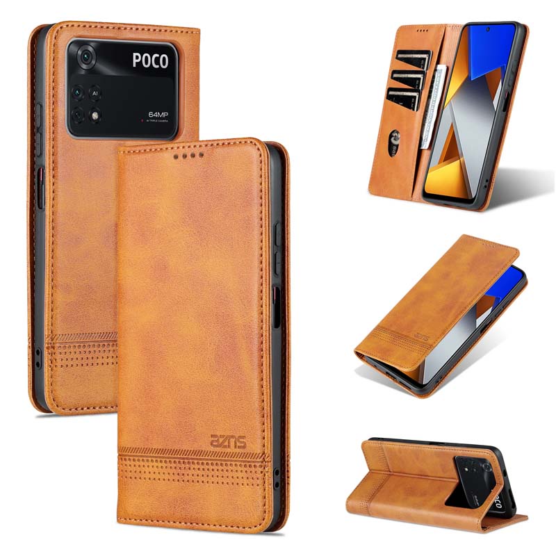 Bao Da Điện Thoại Kiểu Ví Chống Sốc Cho Xiaomi POCO M4 Pro 4G Redmi 10C POCOM4Pro Redmi10C