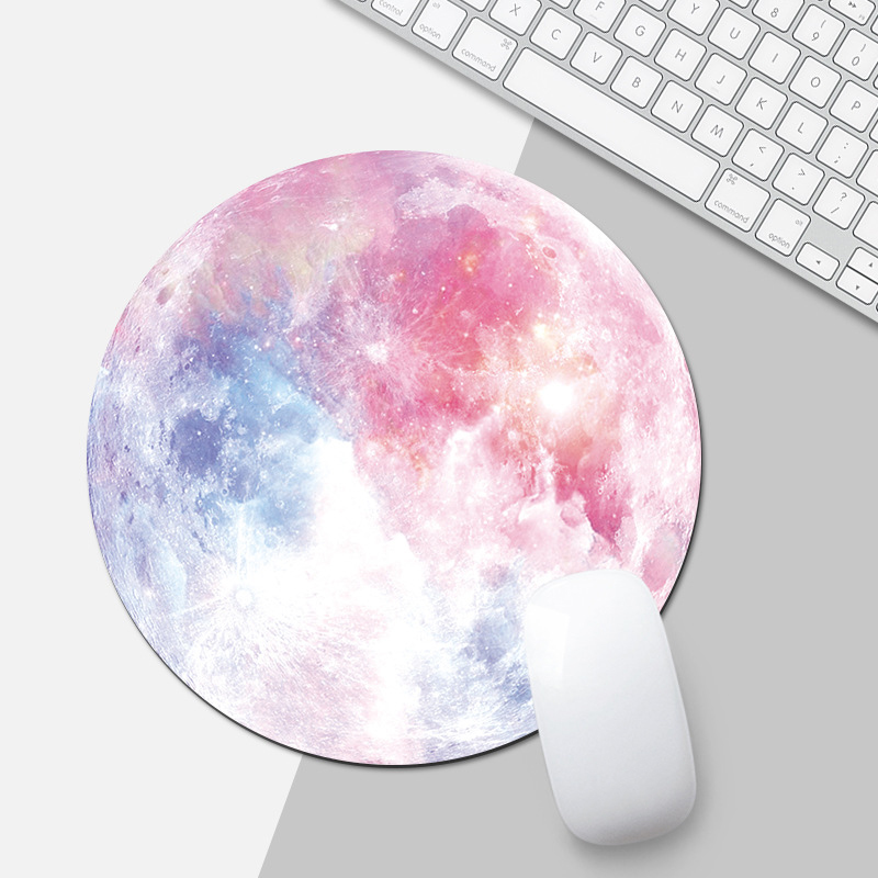 Non-slip Round Mouse Pad Thickening Computer Mouse Padding